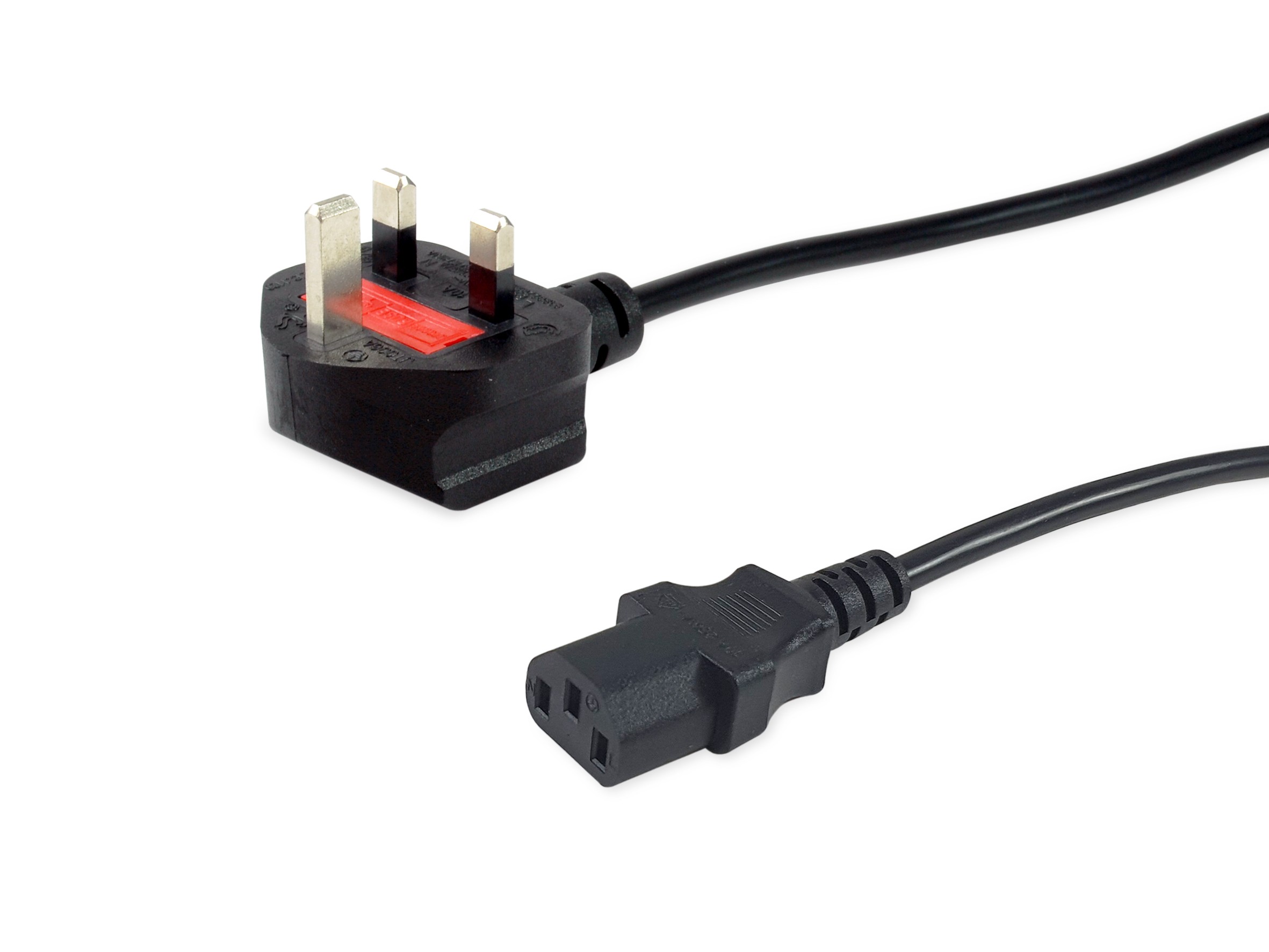 Equip UK Power Cord, C13 to BS1363, 10m, 10A Fuse - Equip UK Power
