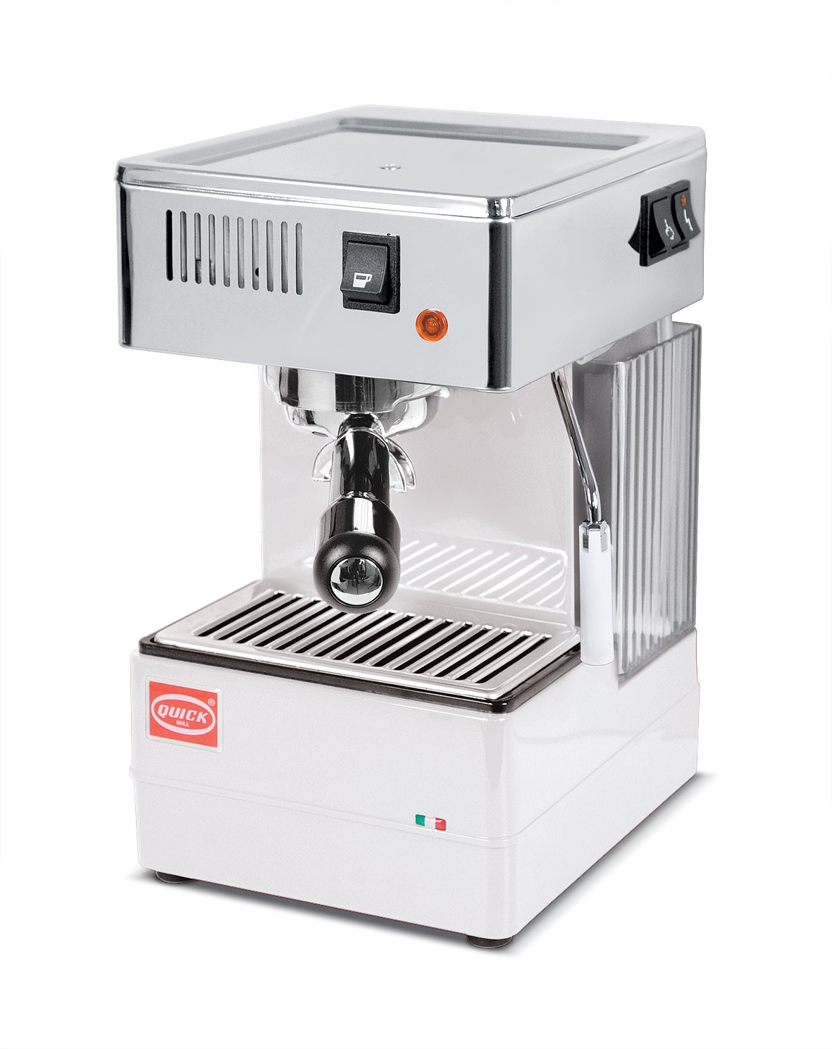 Quick Mill Siebträgermaschine 0820 Stretta Eurostecker - weiß