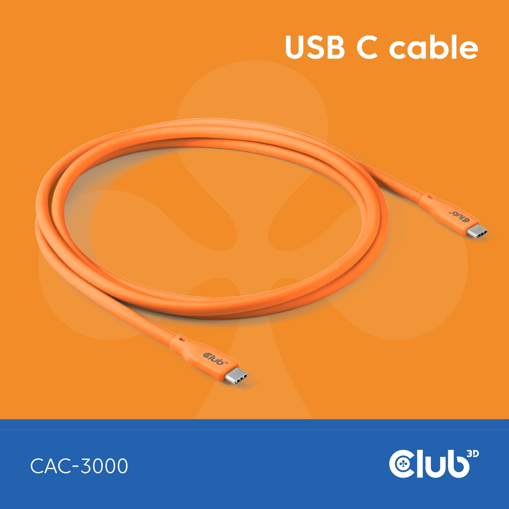 CLUB3D Kabel / Adapter câble USB USB4 Gen 2x2 2 m USB C 20 Gbit/s