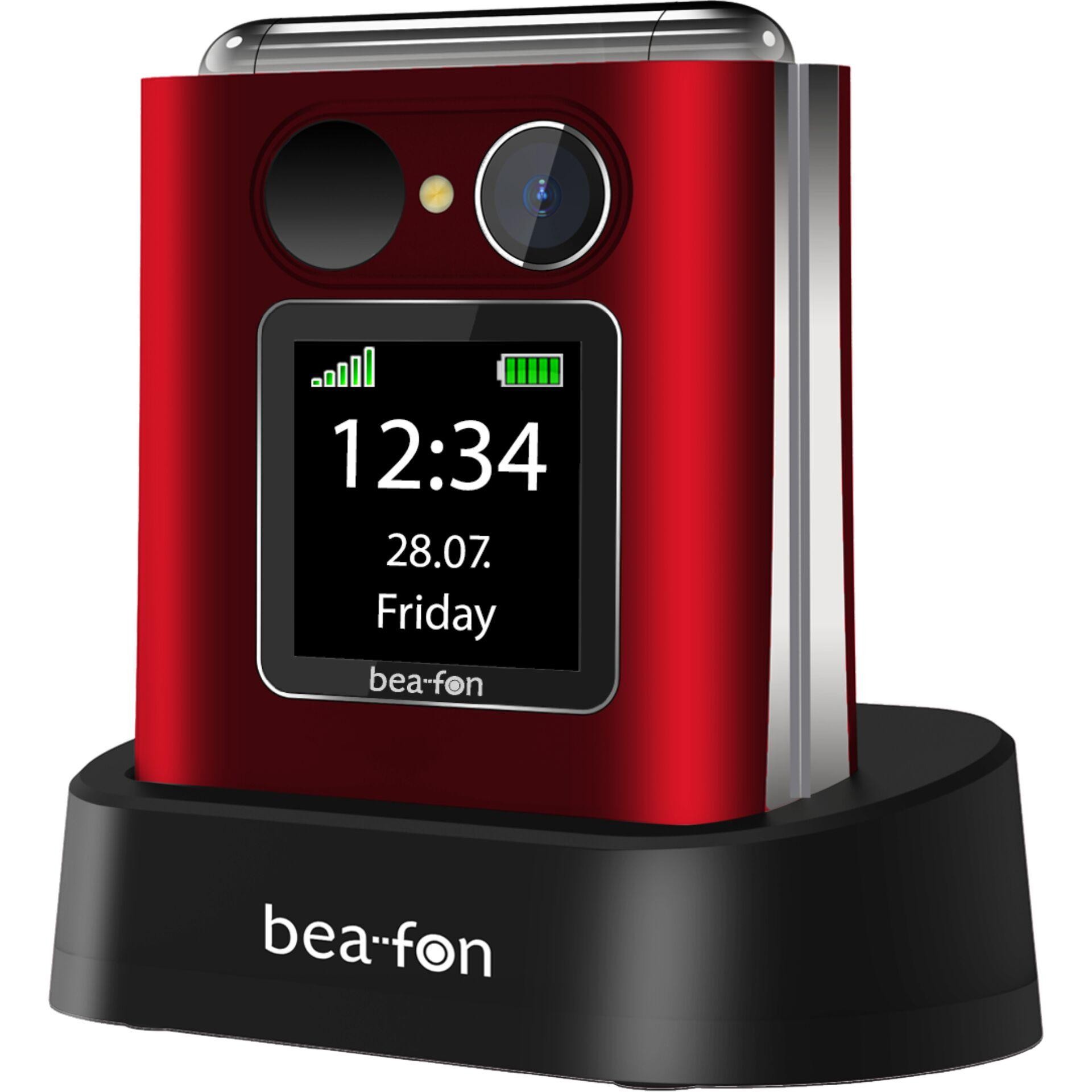 Beafon Fold 10 LTE 5.59 cm (2.2") 95 g Black, Red Senior phone -