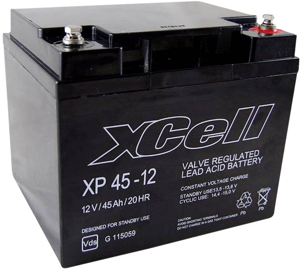 XCell XP 45 - 12 XP4512 Bleibatería recargable 12V 45Ah Blei-Vlies (