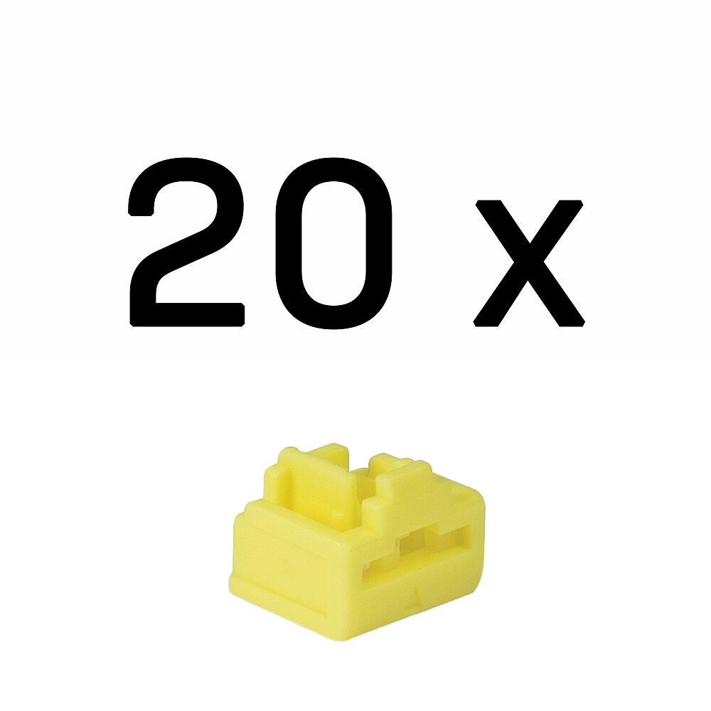 LINDY 47901 RJ45-Portschlösser Gelb