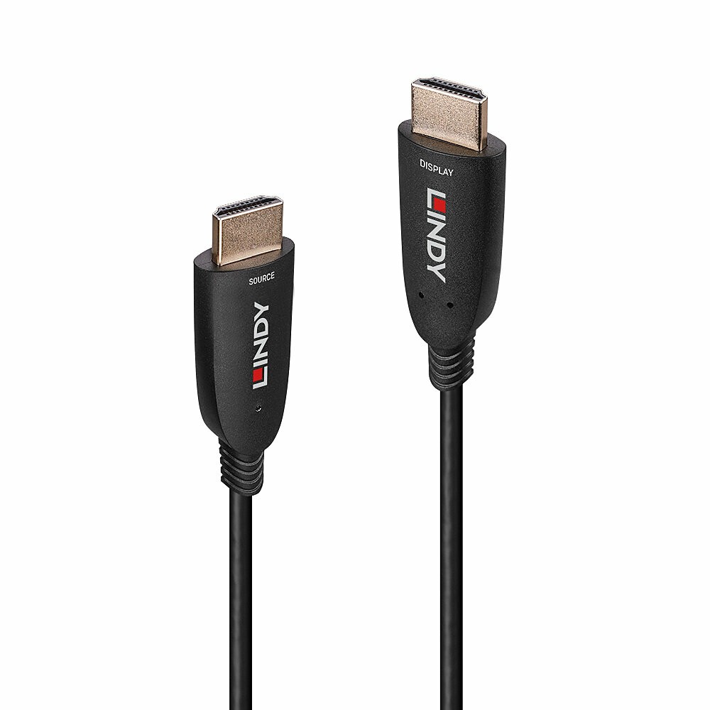 Lindy Câble HDMI 8K60 Hybride Fibre Optique 100m - Lindy Câble HDMI