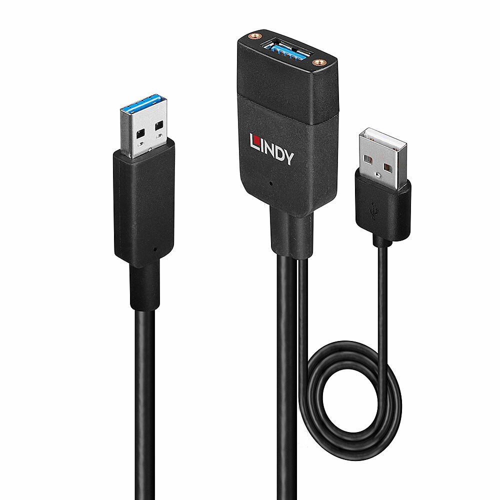 Lindy 35m Hybrid USB 3.2 Gen 2 Type A Cable - Lindy 35m Hybrid USB 3.