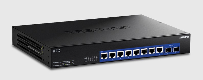 TRENDnet TEG-S7102 10-Port 10G Switch Unmanaged