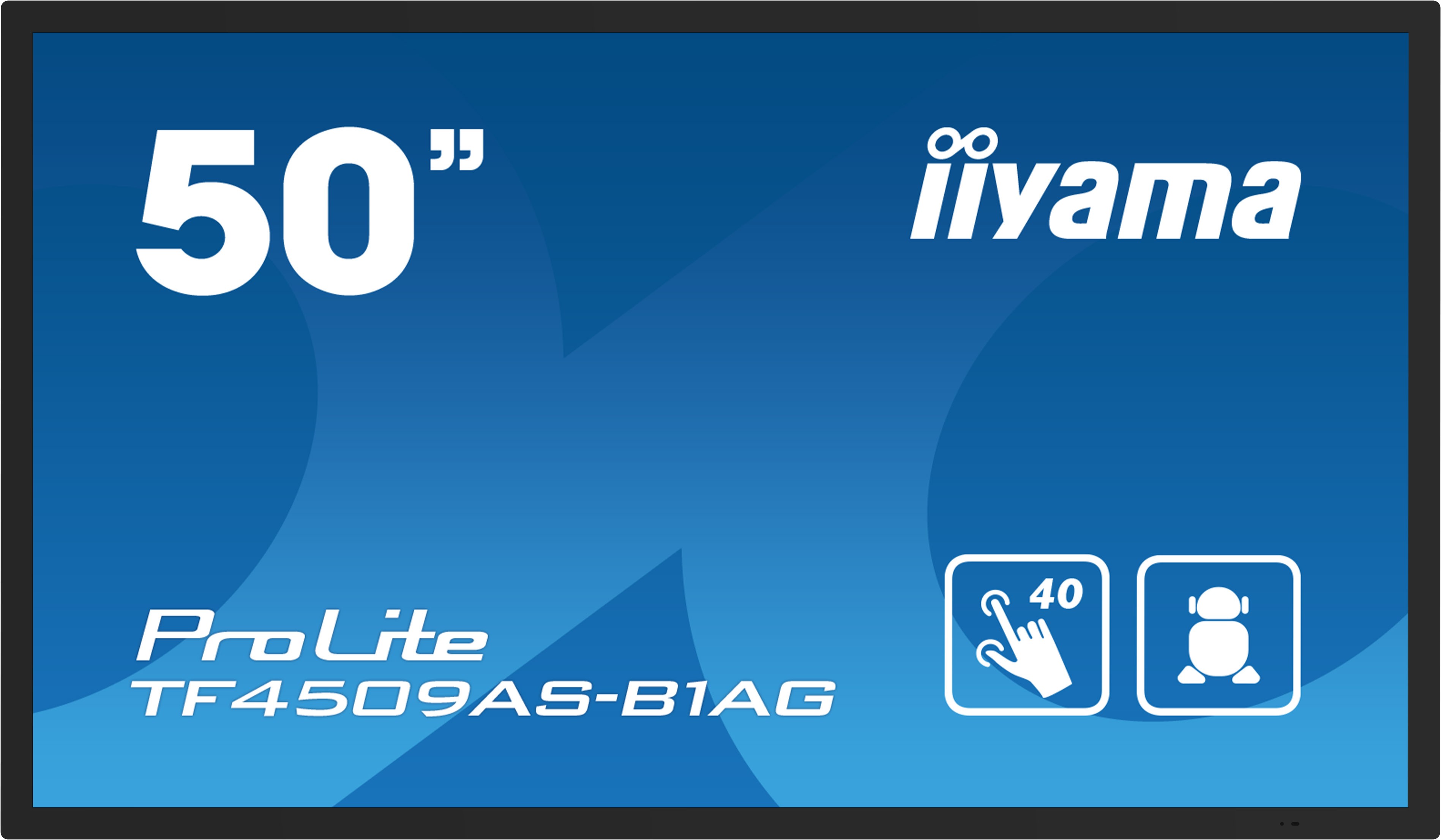 iiyama TF5039AS-B1AG écran plat de PC 125,7 cm (49.5") 3840 x 2160