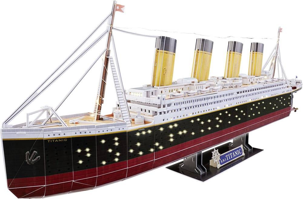 Revell 3D-Puzzle RMS Titanic - LED Edition 00154 RV 3D-Puzzle RMS