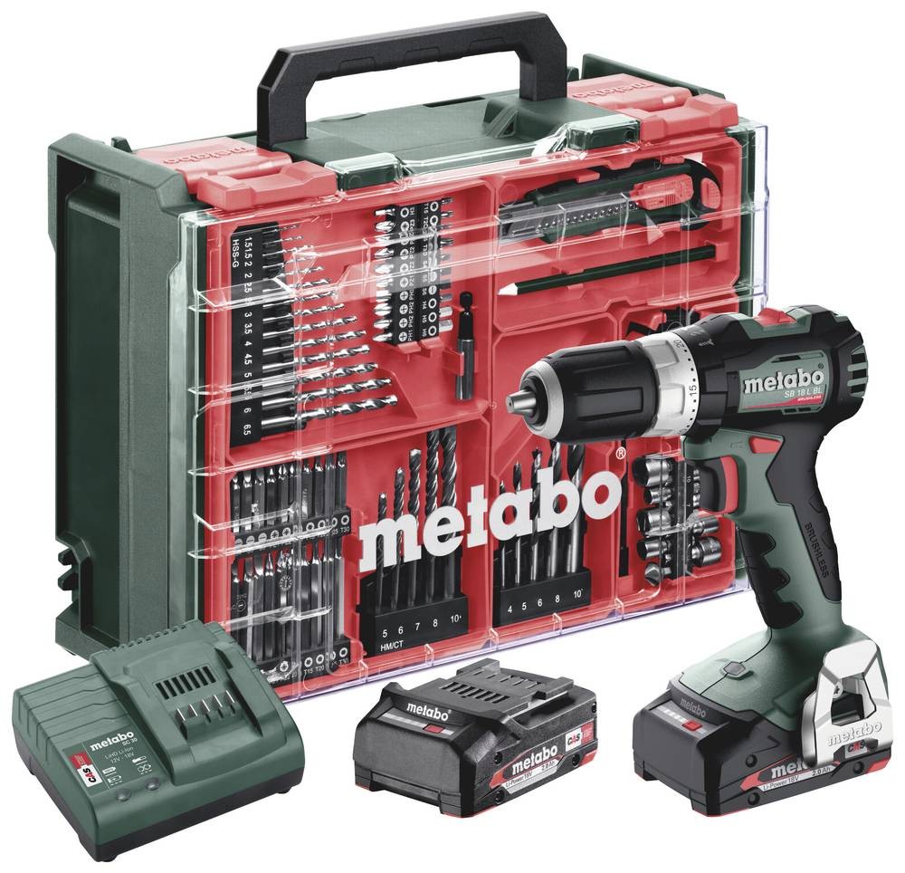 Metabo SB 18L BL Set 613157710 Akku-Schlagschrauber 65 Nm 18V Anzahl