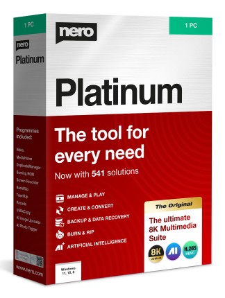 Nero Platinum 365 Accademico 1 licenza/e Abbonamento Multilingua 1