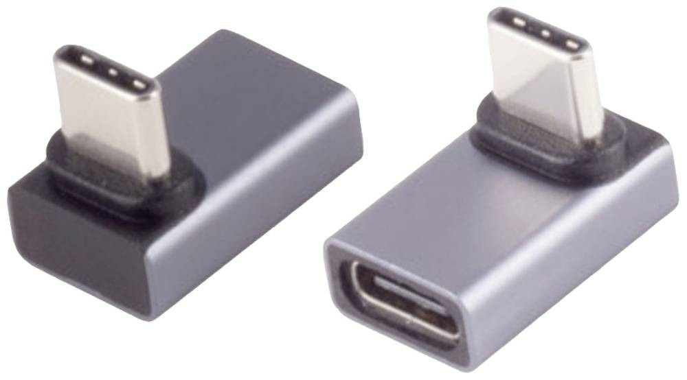 BKL Electronic USB-C Adapter, 4.0, 90° Winkel oben/unten, Pro