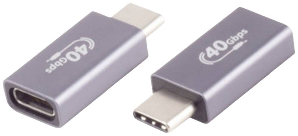 BKL Electronic USB-C Adapter, USB-C Buchse, 4.0, Metall, Pro