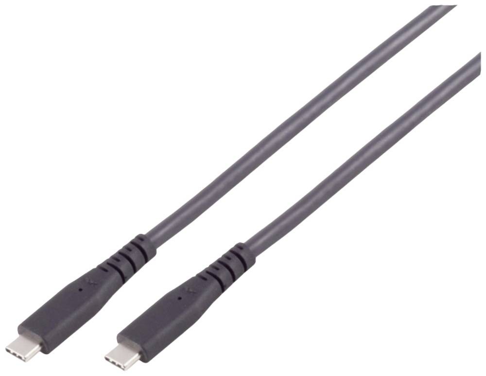 BKL Electronic USB-C câble de connexion, USB4 Gen 3x2, 240W, 1m