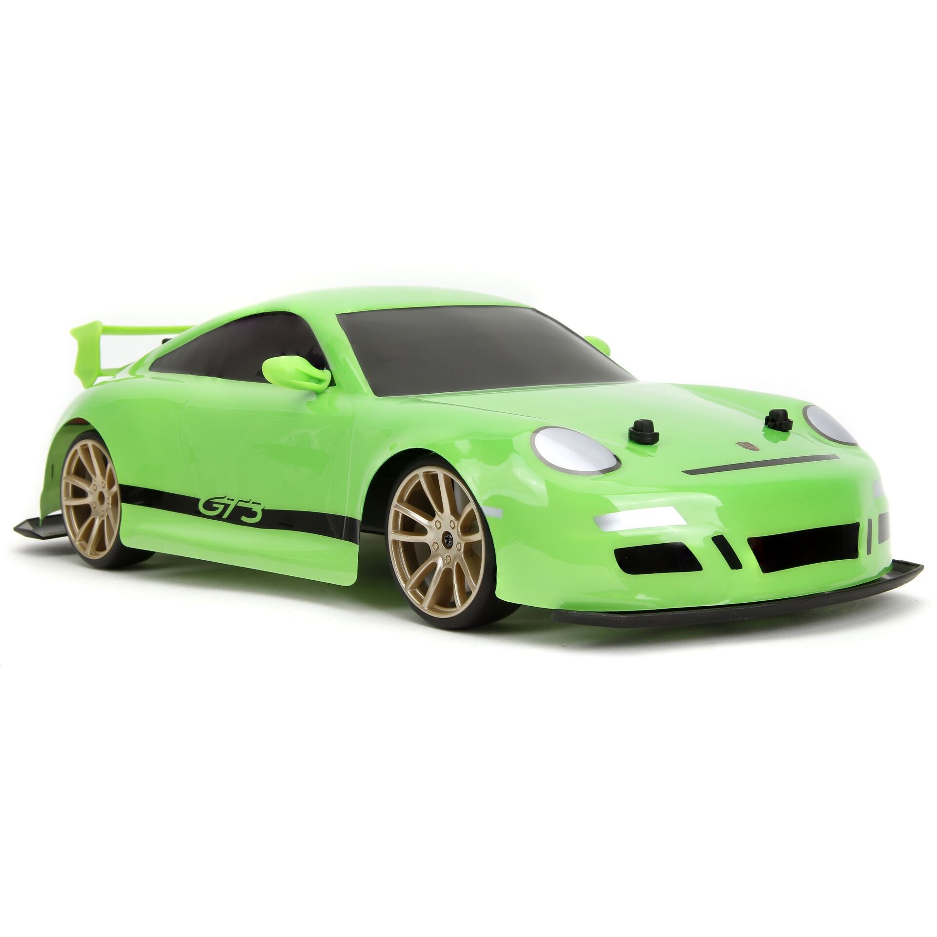 Modèle Réduit Porsche 911 GT3 (997) 2007 Vert - Édition Fast & Furious 1:24 Par Jada Toys - Neuf Avec Boîte