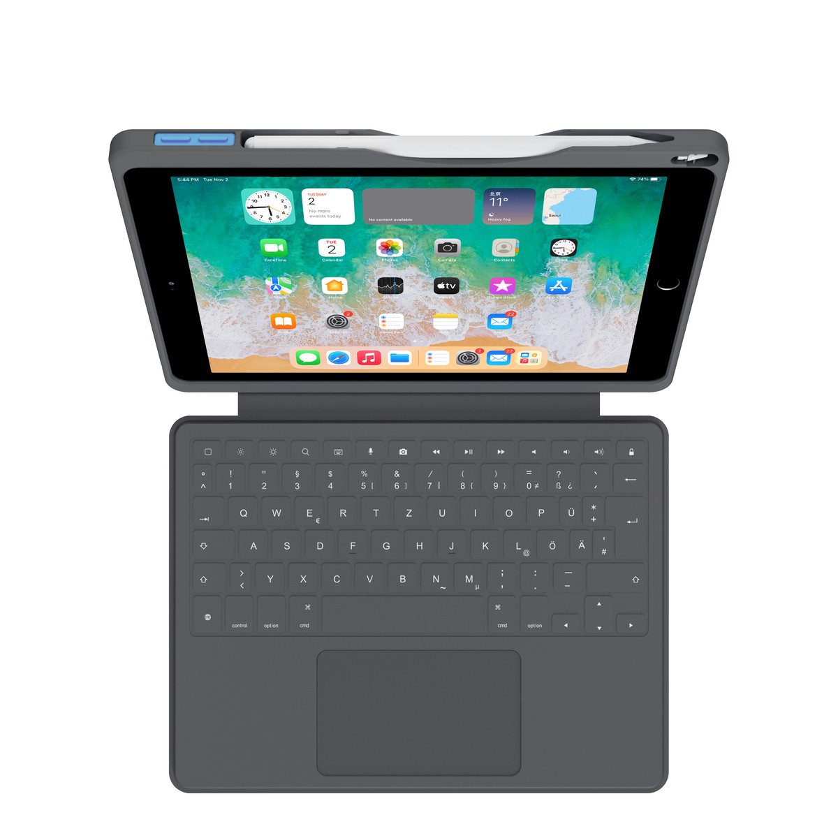 Deqster Smart Rugged Touch PLUS Keyboard für iPad 10.2" (7./ 8./ 9.