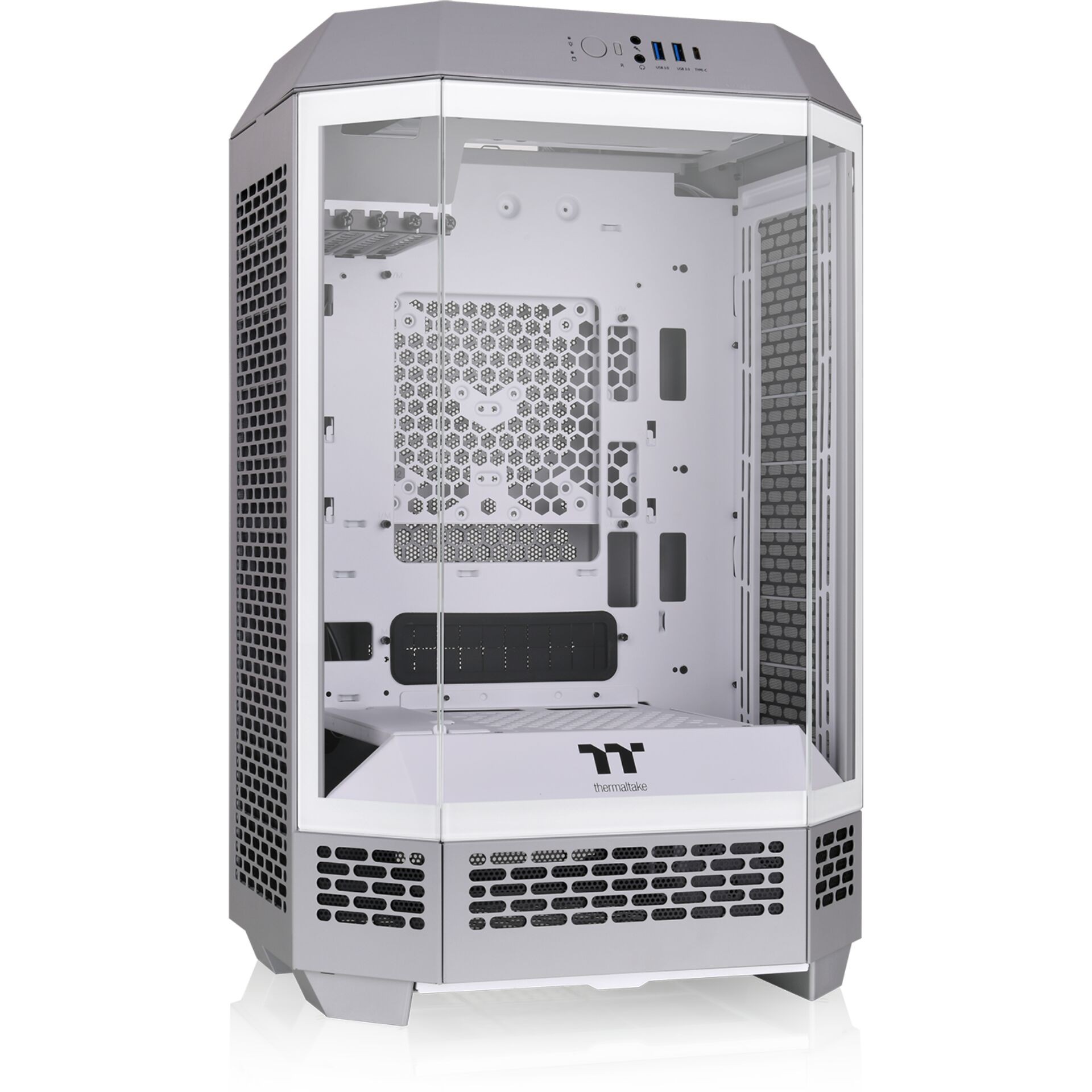 Thermaltake Tower 300 Limestone Micro Tower Grey, White - Thermaltake