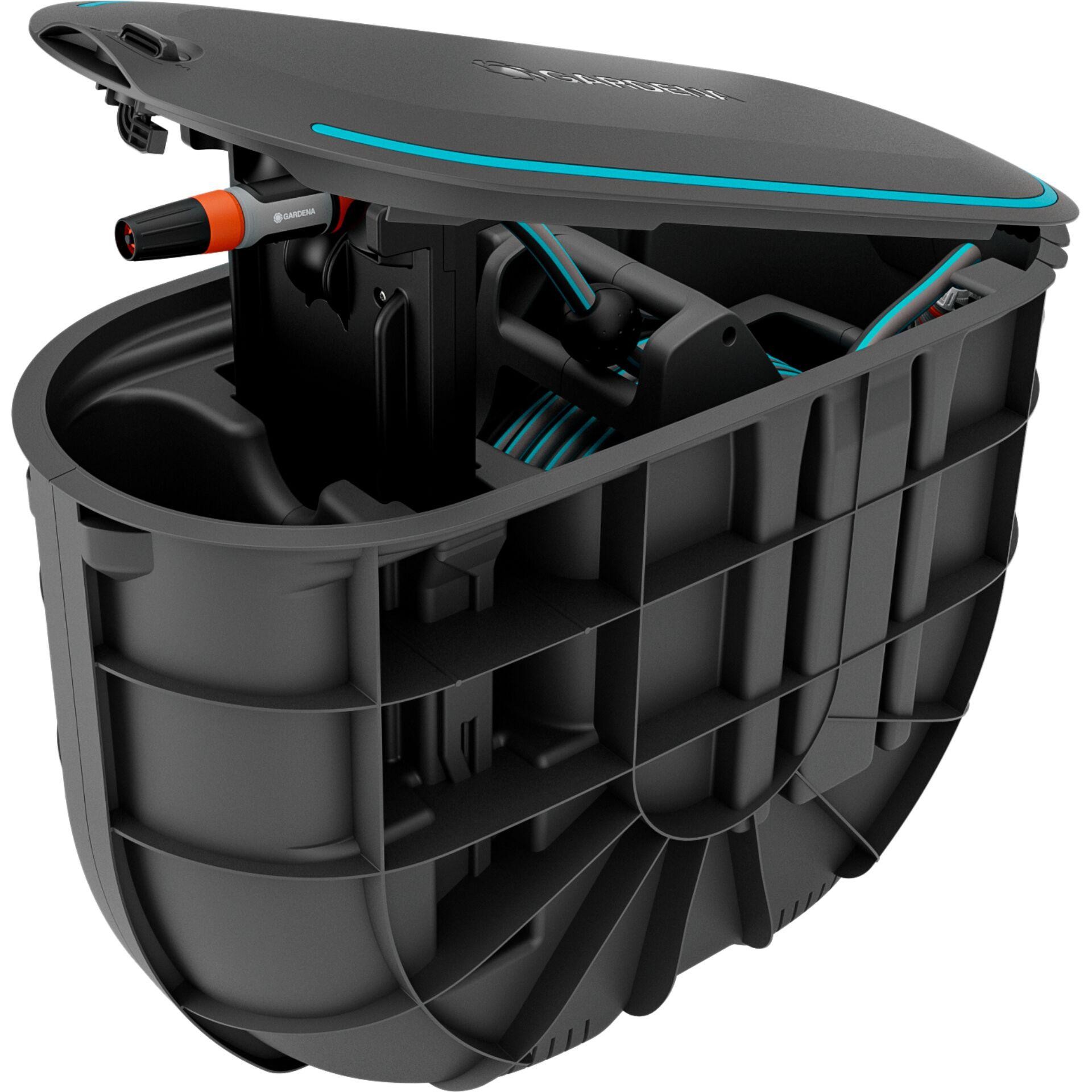 Gardena 18650-20 garden hose reel Box reel Automatic Black - Gardena