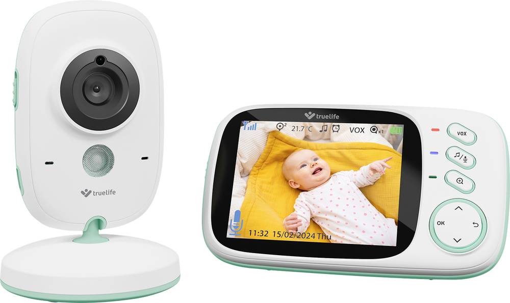 Truelife NannyCam H32 Pro Babyphone mit Kamera Digital 2.4GHz