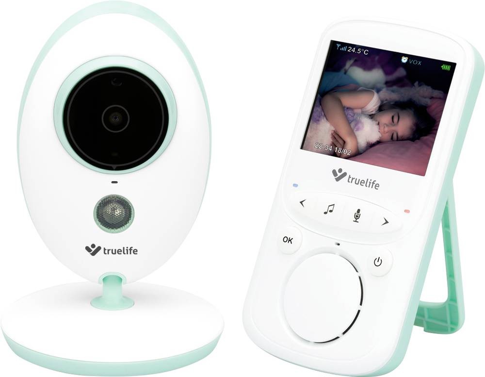 Truelife NannyCam V24 Pro Babyphone con telecamera Digital 2.4GHz