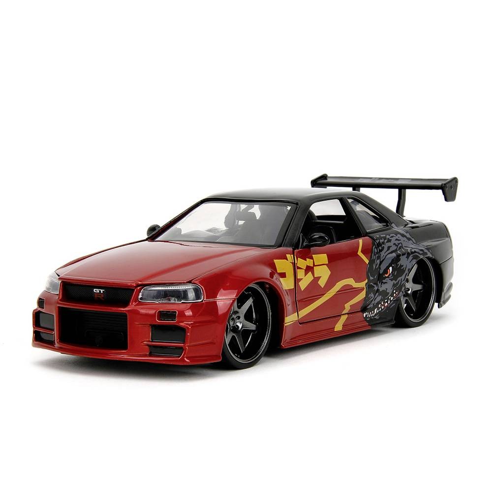 JADA TOYS Godzilla Nissan GTR Fertigmodell PKW Modell
