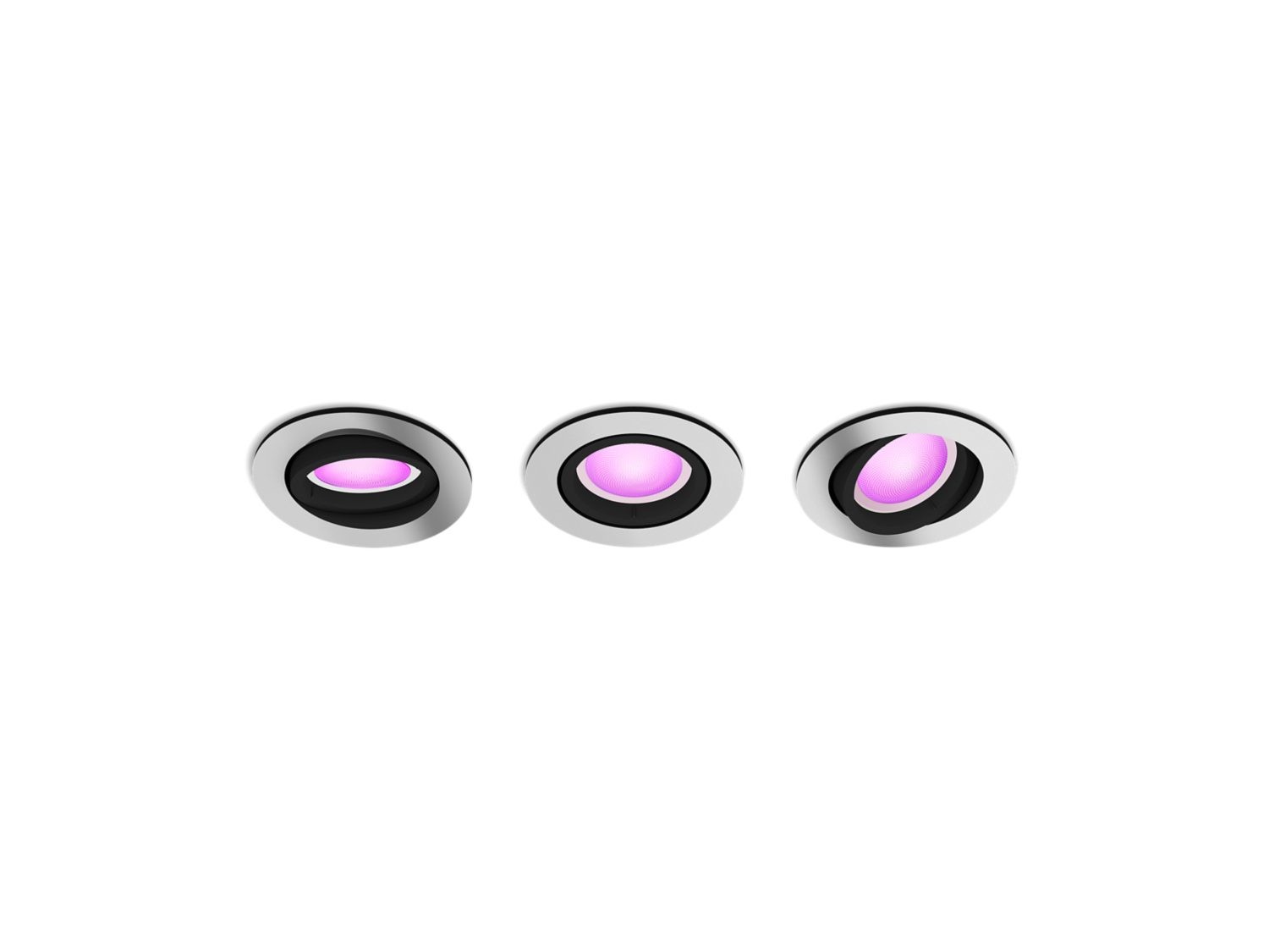 Philips Hue White and colour ambience 3-pack Centura recessed