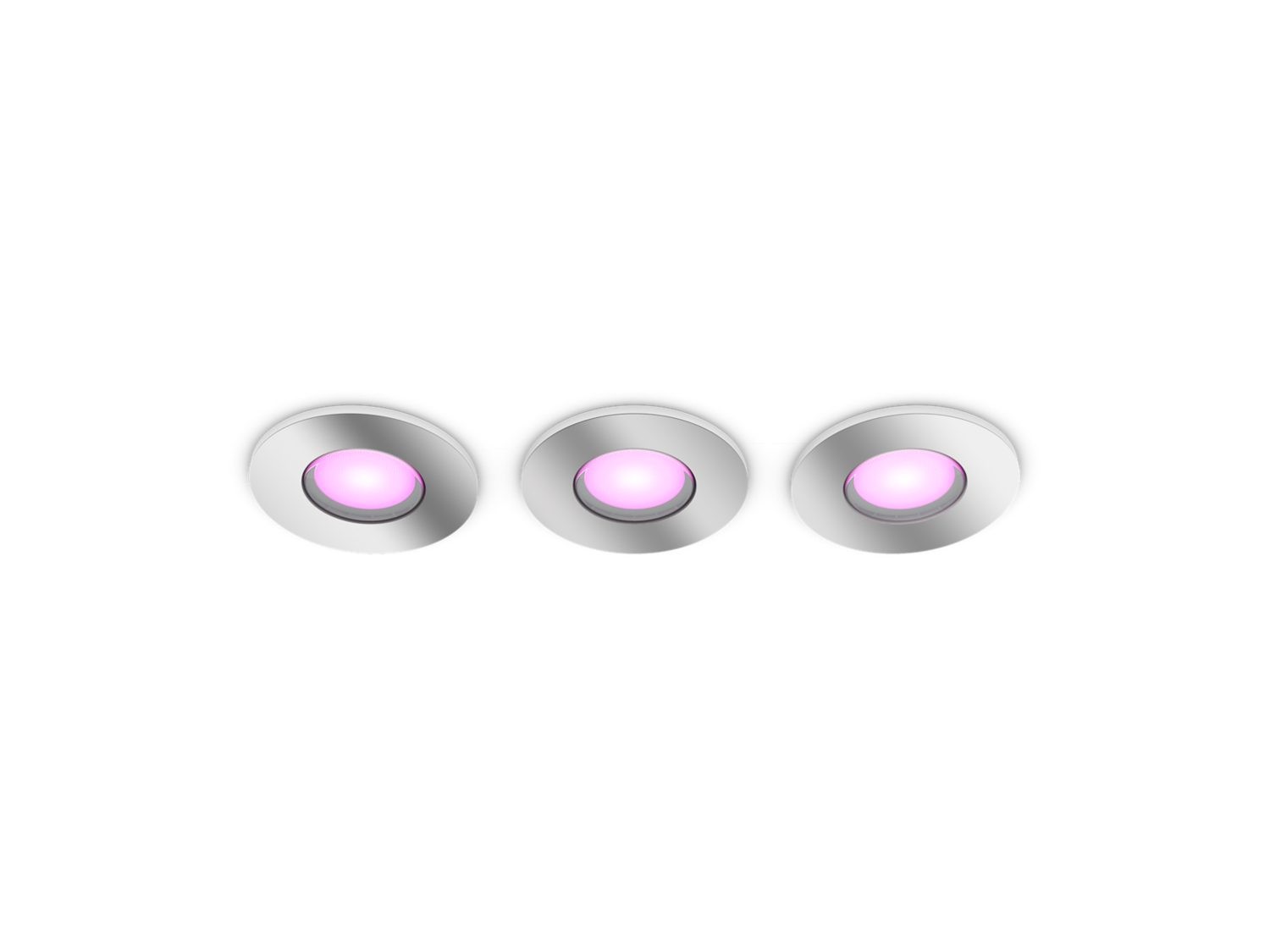 Philips Hue White and colour ambience Three-pack Xamento recessed