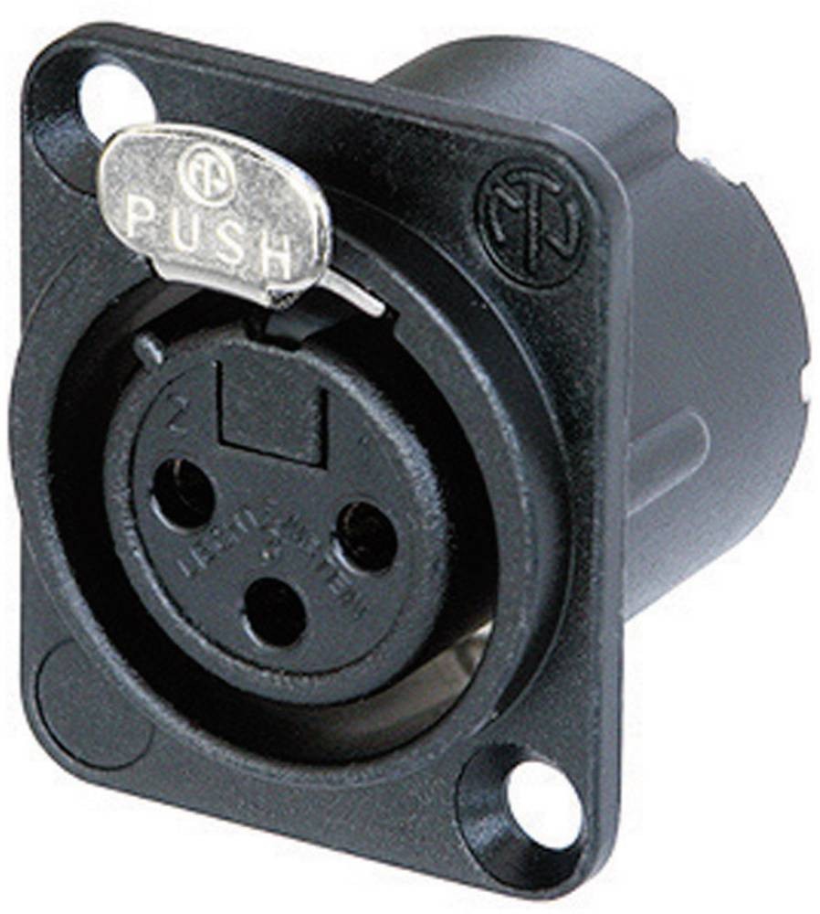 Neutrik NC3FD-LX-B wire connector XLR Black - Neutrik NC3FD-LX-B, XLR,