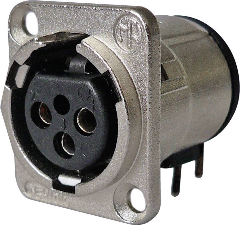 Neutrik NC3FD-H-0 XLR-Steckverbinder Flanschbuchse, Kontakte