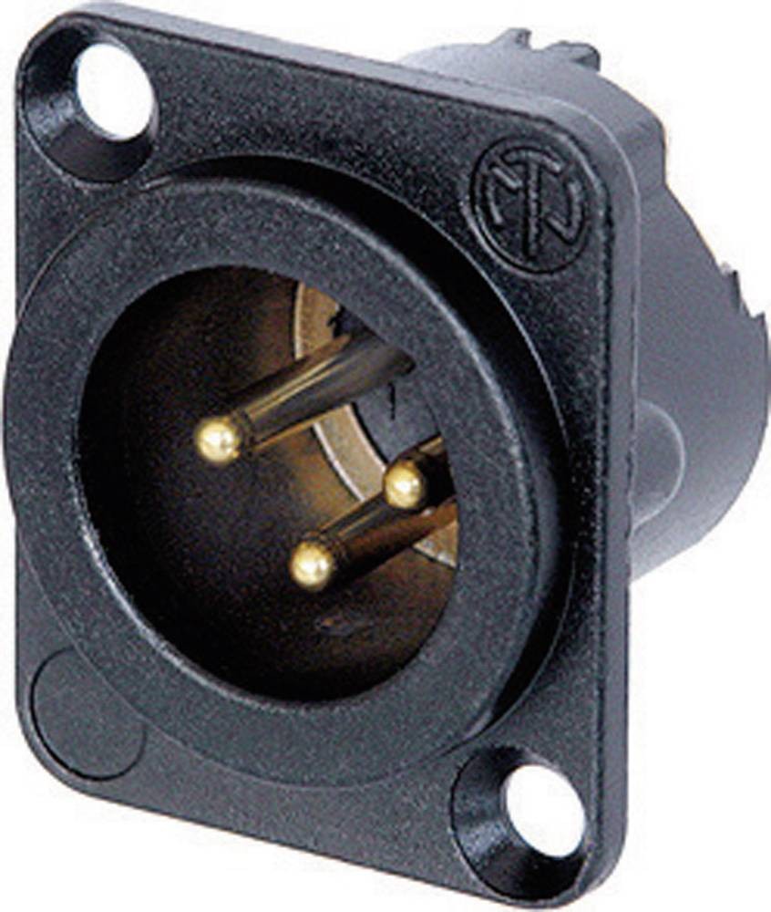 Neutrik NC3MD-LX-B cavo di collegamento XLR Nero - Neutrik NC3MD-LX-B,