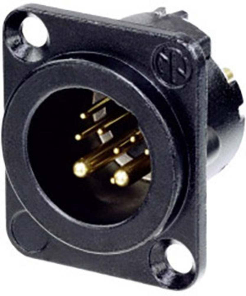 Neutrik NC10MD-LX-B-CON XLR-Steckverbinder Flanschstecker, Kontakte