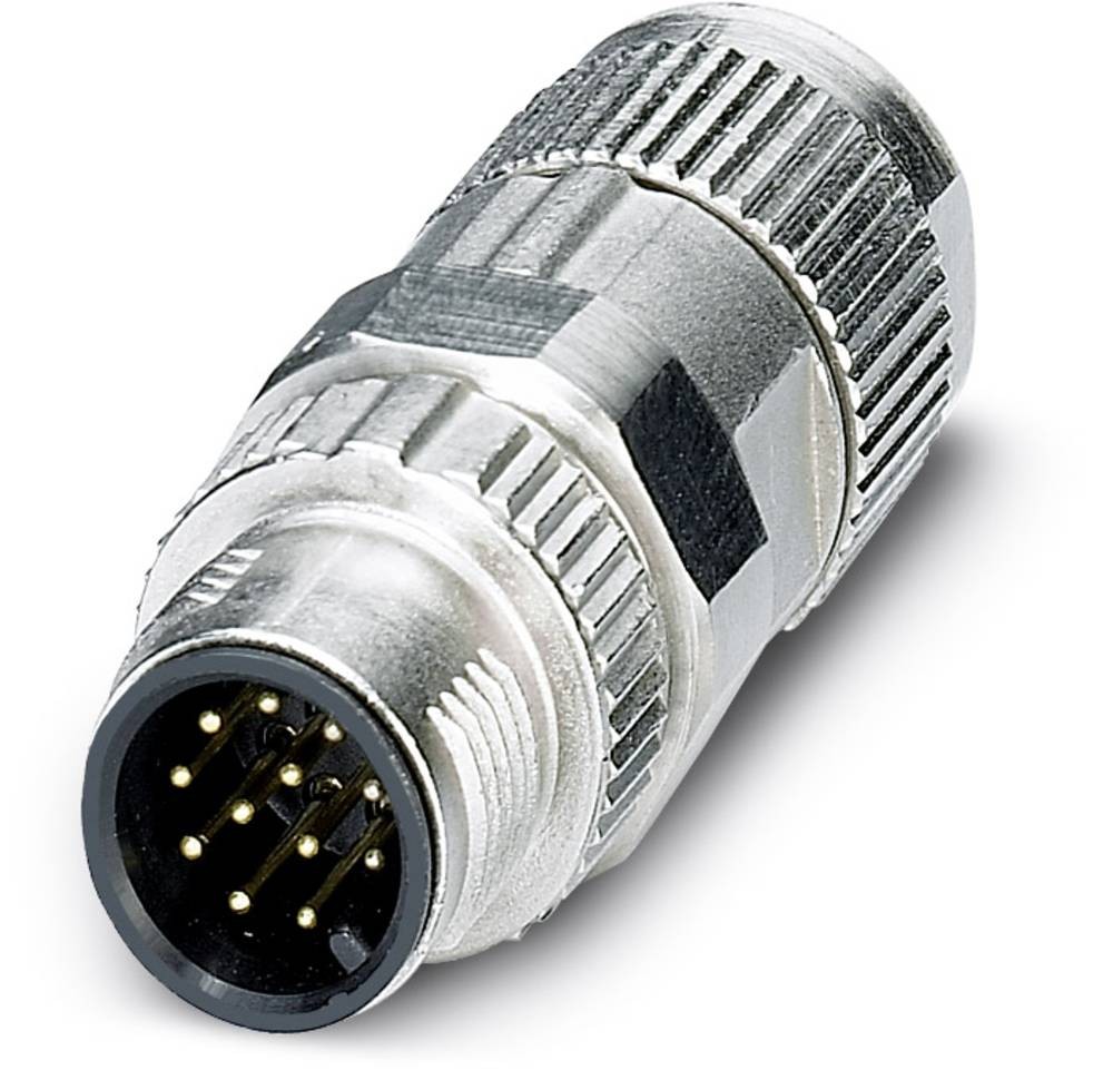 Phoenix Contact 1559592 connecteur de fils M12 Noir, Argent - Phoenix
