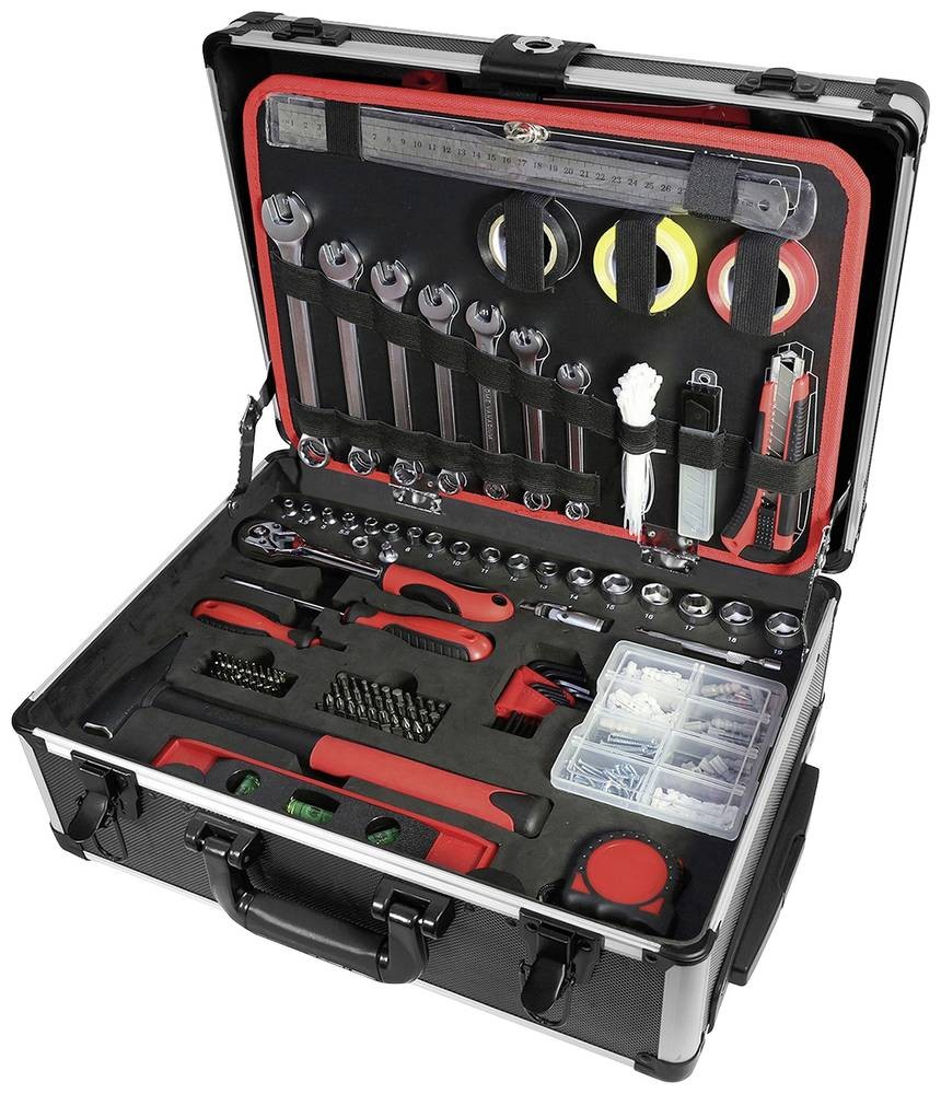 Brüder Mannesmann M29076 Werkzeugsuitcase bestückt (L x B x H) 48 x
