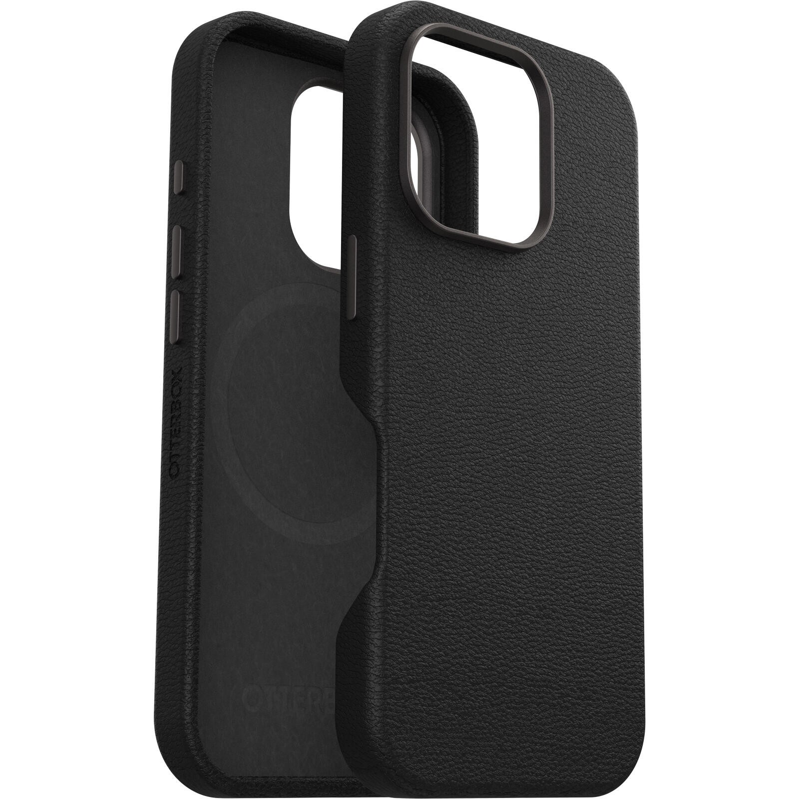 OtterBox Symmetry Cactus Leather Apple iPhone 16 Pro Noir Ash - noir