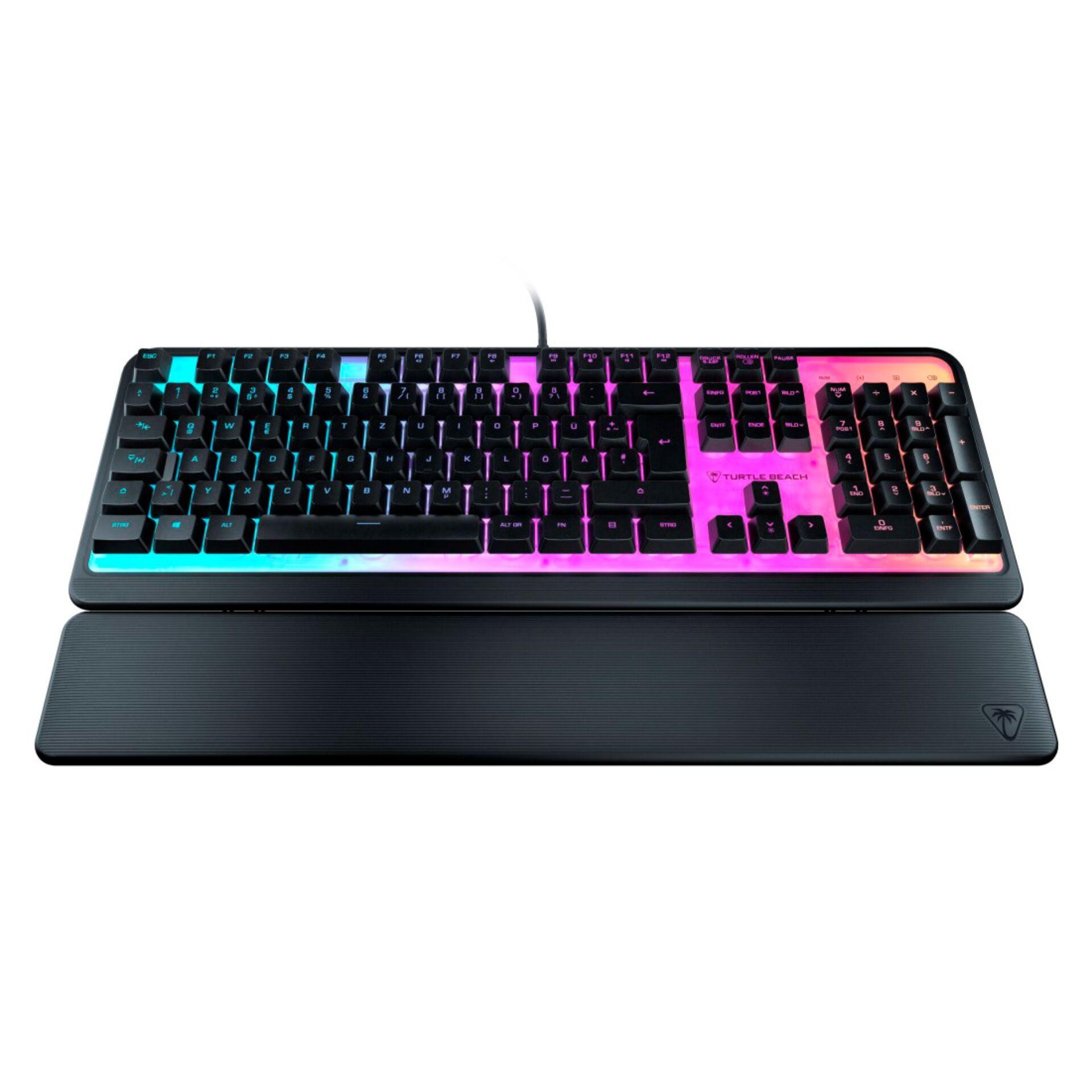 Turtlebeach Magma Gaming Tastatur Gaming Tastatur mit Rubber Dome, DE