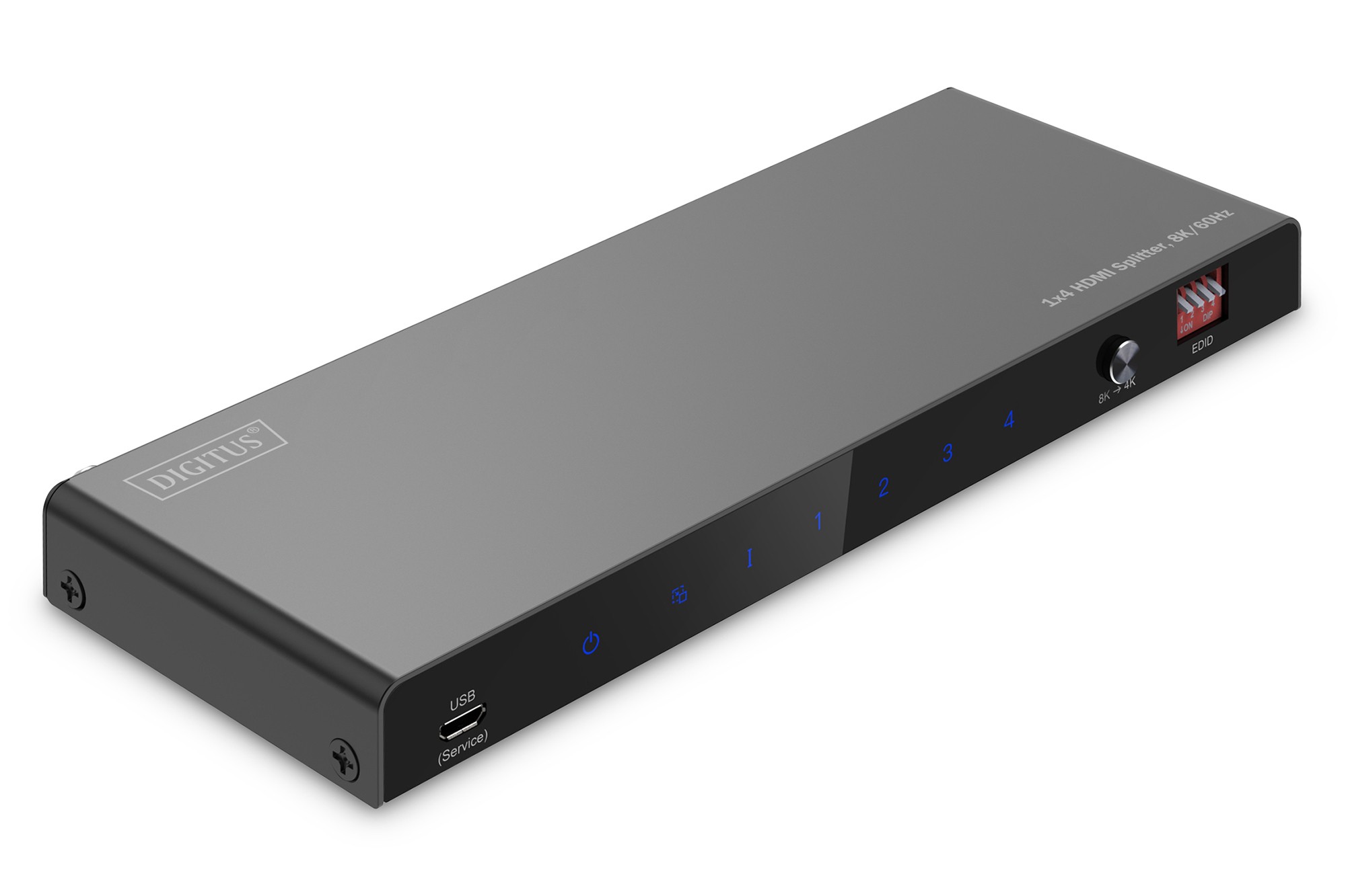 Digitus Splitter HDMI 8K, 1x4 - Digitus Splitter HDMI 8K, 1x4, HDMI,