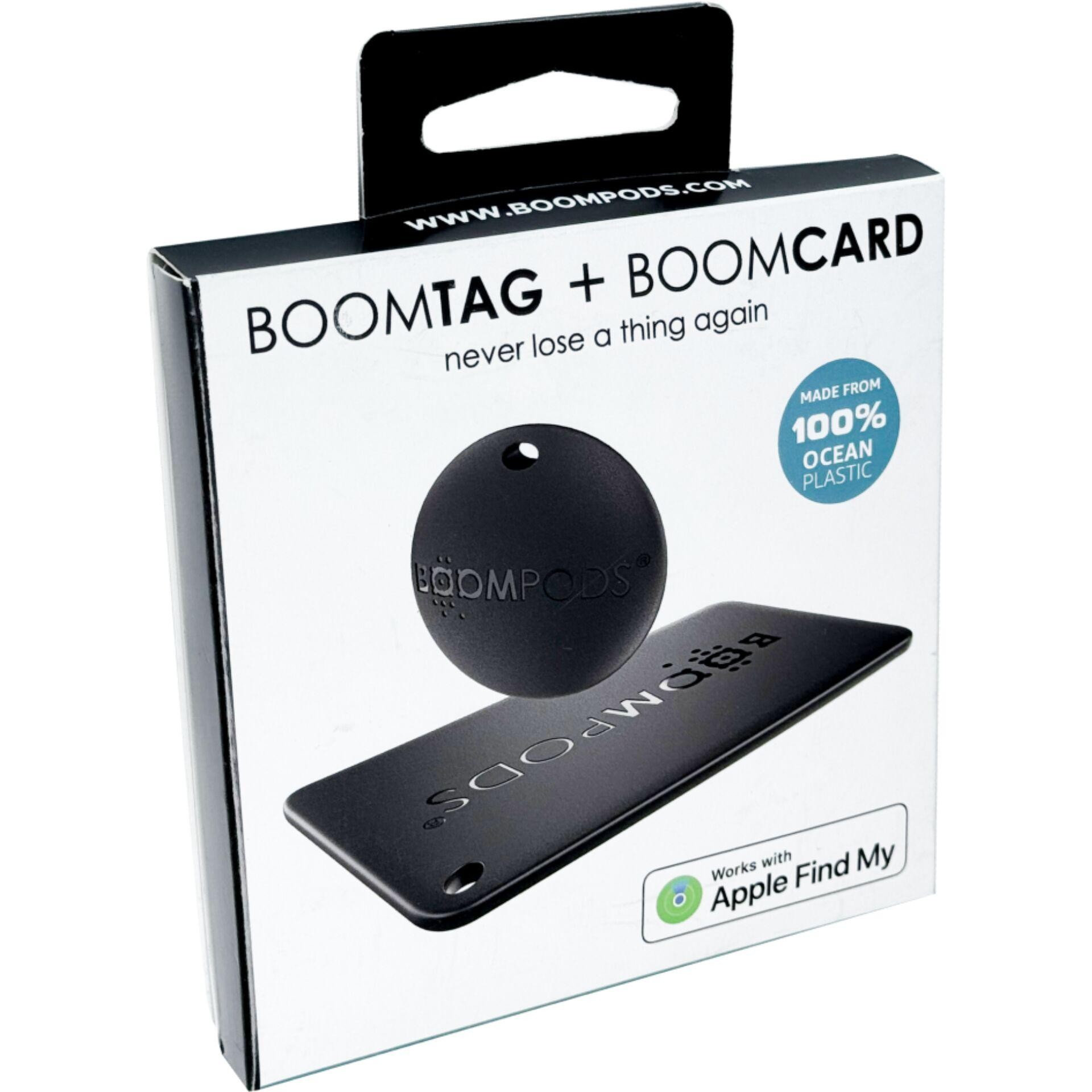 Boompods Boomtag & Boomcard Pack Item Finder Black - Boompods Boomtag