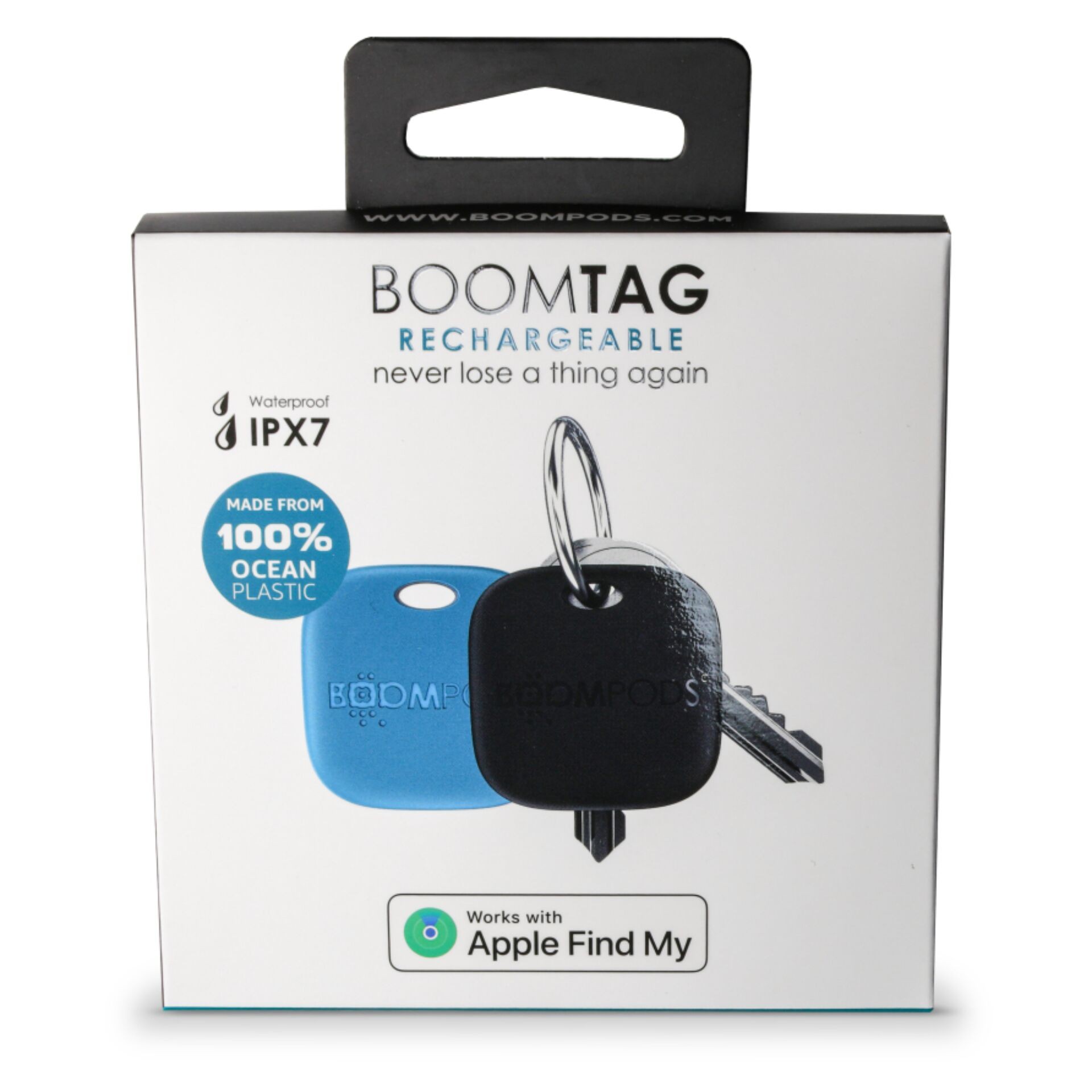 Boompods TARRE2 GPS tracker/finder Universal Black, Blue - Boompods