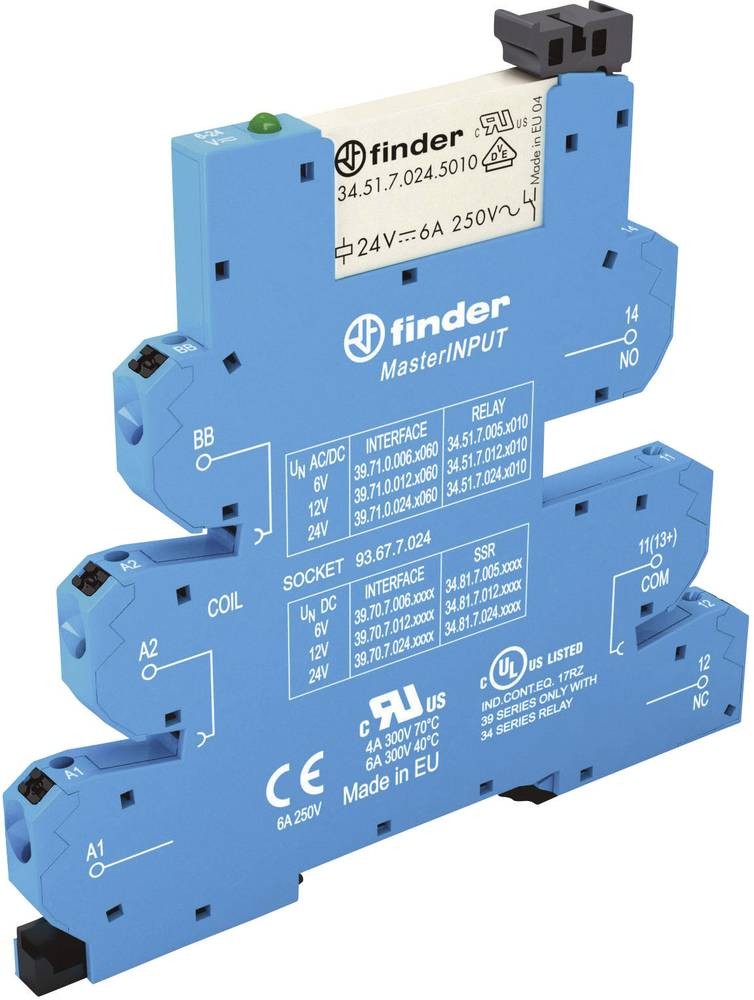 Finder 39.71.8.230.5060 Koppelrelais 230 V/AC 6A 1 Wechsler 1 pc(s)