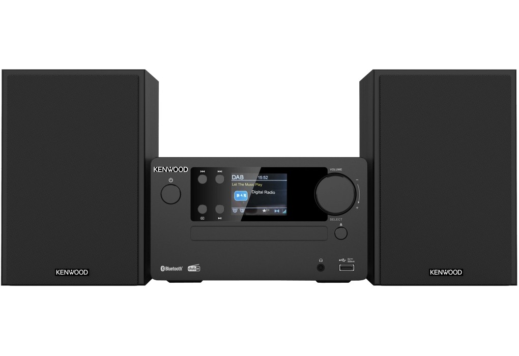 Kenwood M-725DAB-B Stereoanlage DAB+, Bluetooth , CD, USB, 2 x 25W