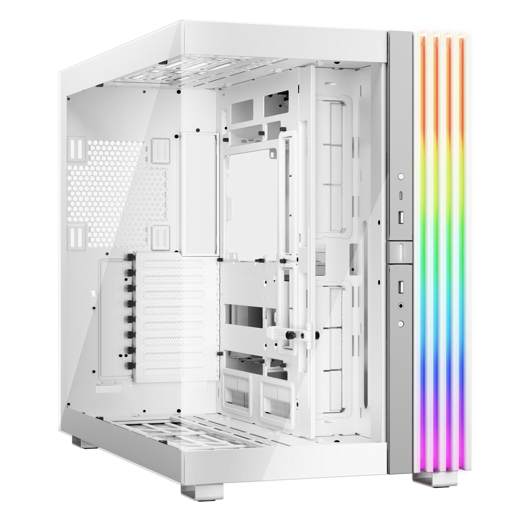 be quiet! Light Base 900 DX Blanc | Boîtier PC ARGB vitré, Mini ITX