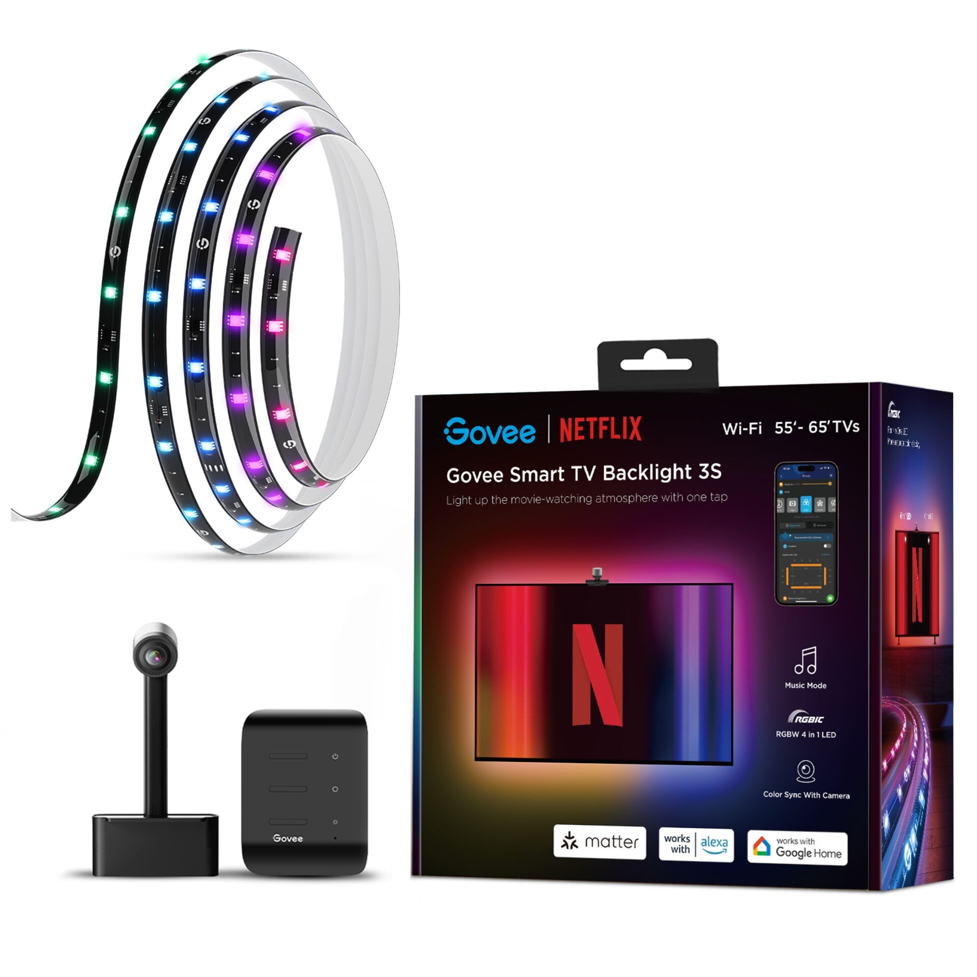 Govee H6098 Smart strip light Wi-Fi/Bluetooth - Govee H6098, Smart