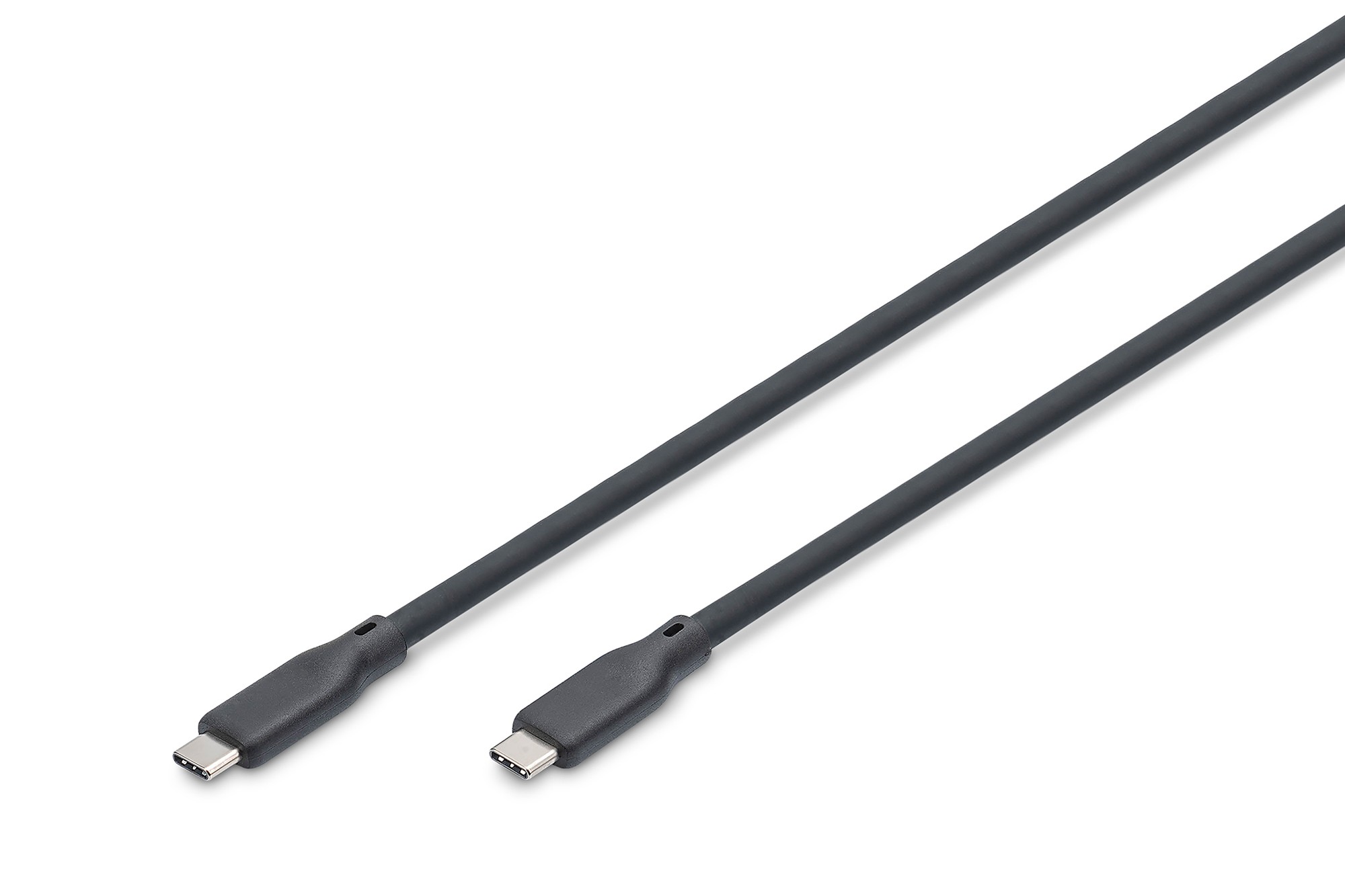 Digitus USB silicone cable, USB 10Gbps, 1m, black - Digitus USB