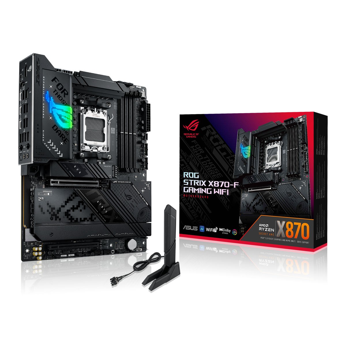 ASUS ROG STRIX X870-F GAMING WIFI AMD X870 Emplacement AM5 ATX - ASUS