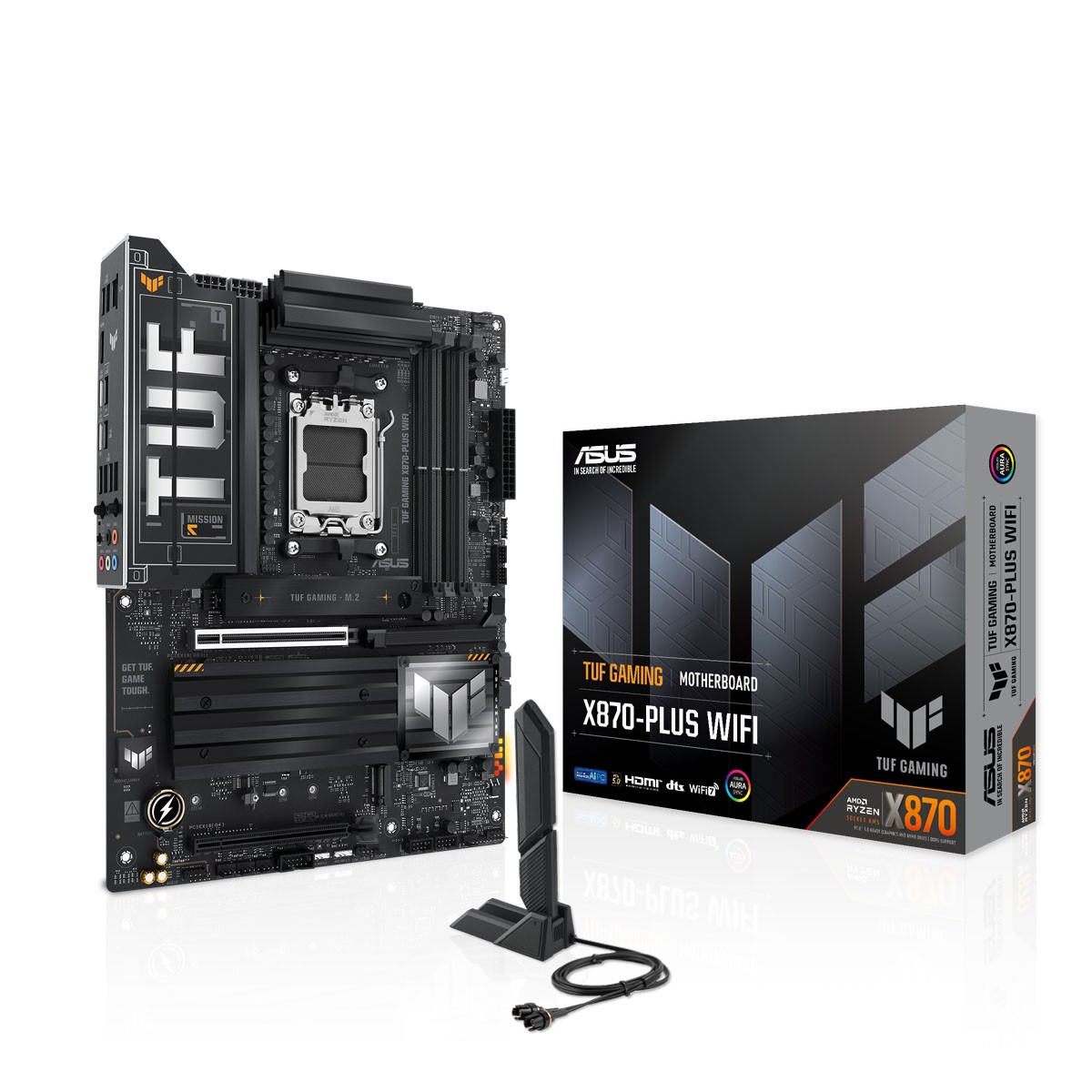 ASUS TUF GAMING X870-PLUS WIFI AMD X870 Socket AM5 ATX - ASUS TUF