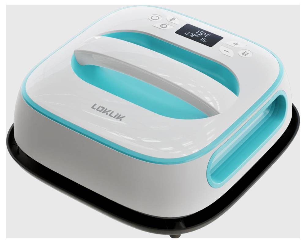 LOKLiK SG-RYJ-0140-EU-L-B2B heat press 1200 W Blue, White 255 x 255