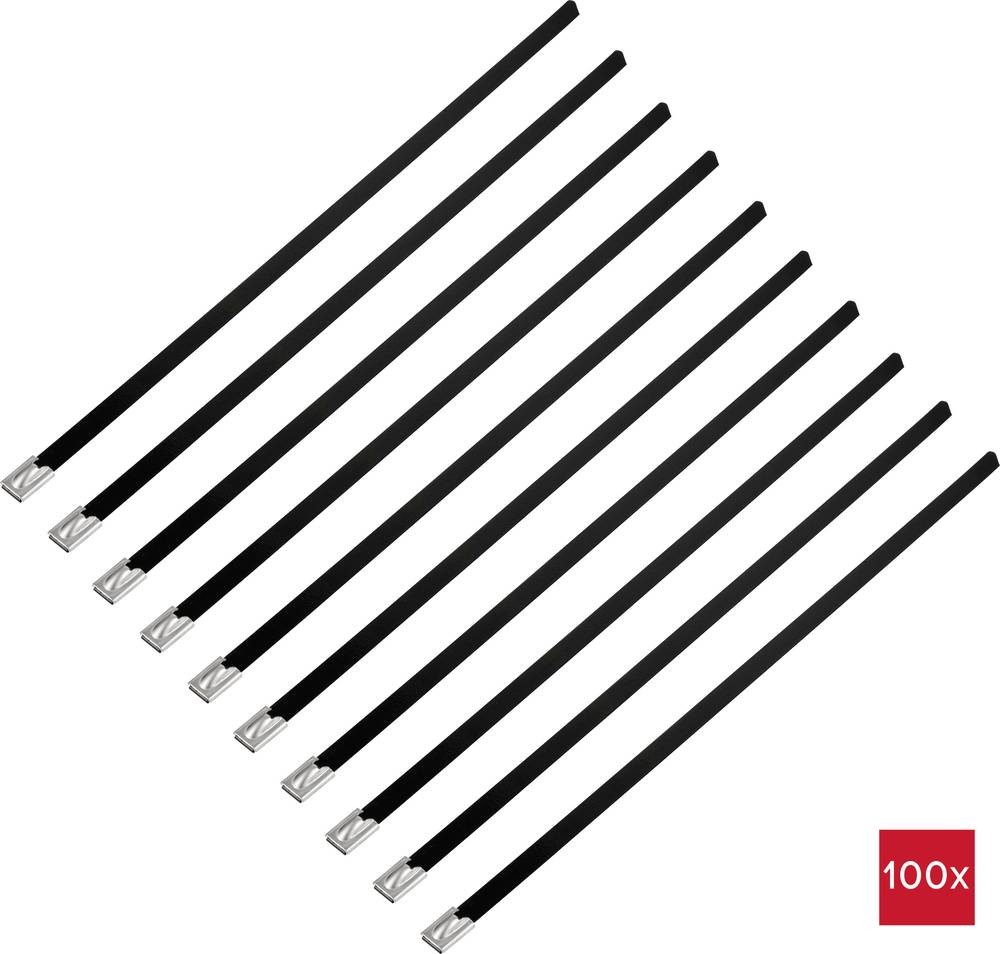 TRU COMPONENTS TC-12656620 Stahlkabelbinder 290mm 7.9mm AISI 316 with