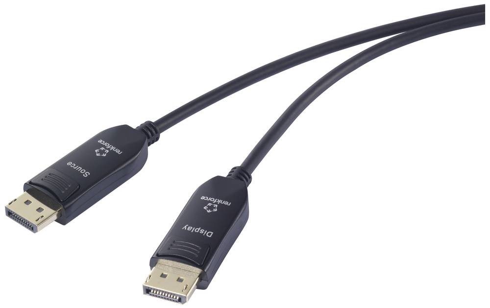 Renkforce RF-6117772 DisplayPort cable 30 m Black - Renkforce RF-