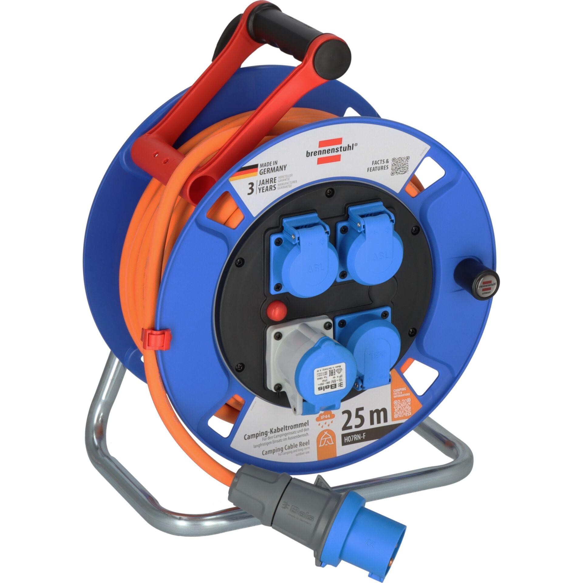 Brennenstuhl 1182690200 Kabeltrommel 25 m Orange CEE-plug 16 A 3polig