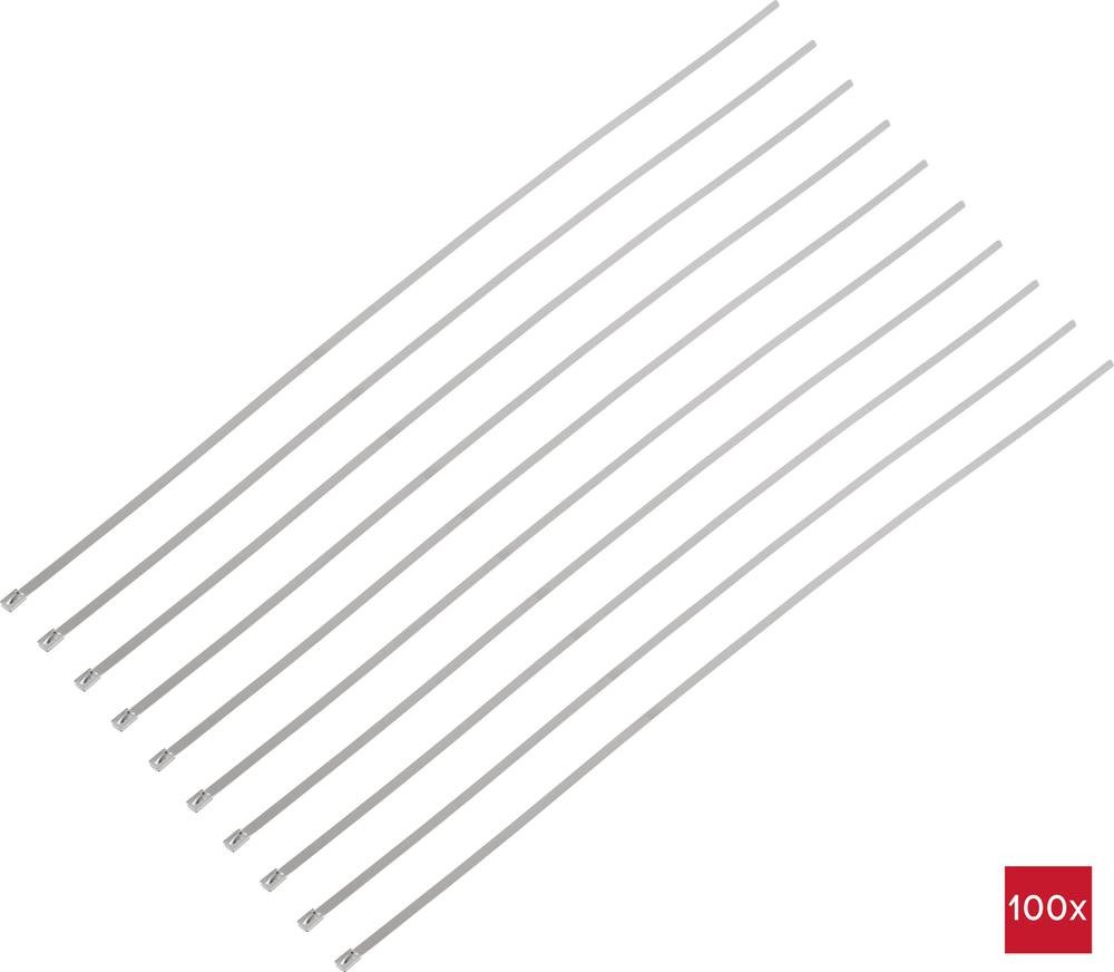 TRU COMPONENTS TC-12656540 Stahlkabelbinder 840mm 7.9mm AISI 304
