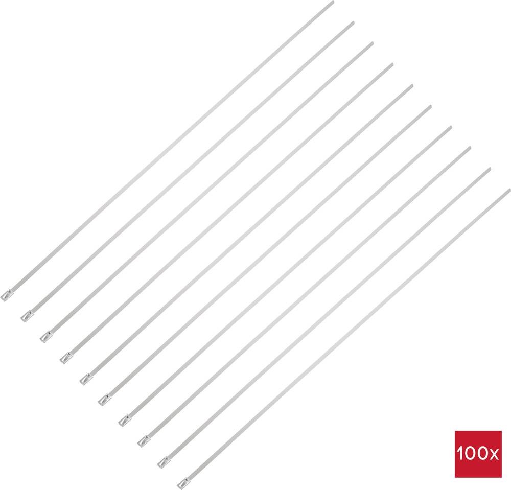 TRU COMPONENTS TC-12647568 Stahlkabelbinder 520mm 4.6mm AISI 304