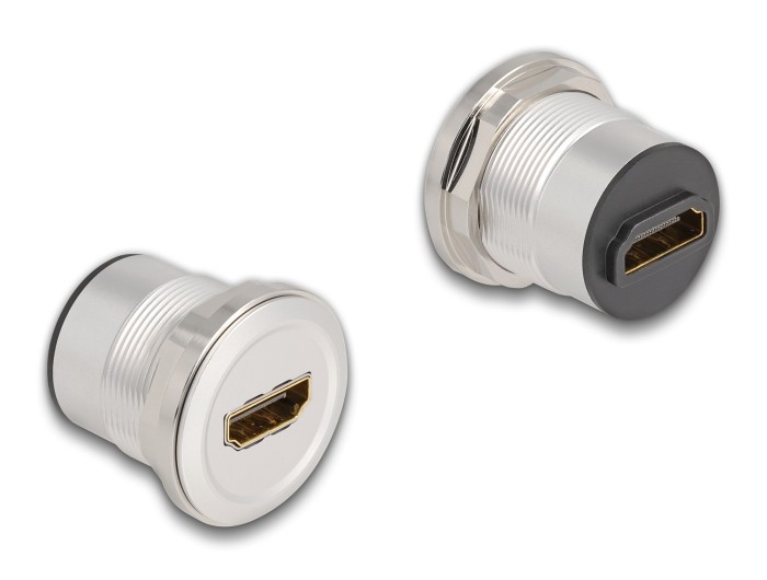 DELOCK HDMI Einbauhembra 8K 60 HZ aluminio
